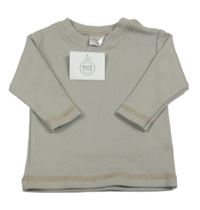 Nové - Béžové žebrované triko Patinio 