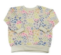 Smotanová mikina s kvietkami George