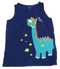 Tmavomodré tielko s dinosaurom Lupilu