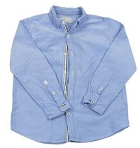 Modrá melírovaná košeľa Zara