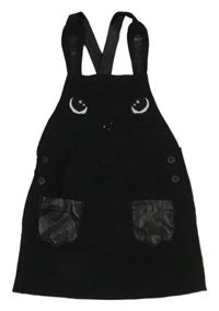 Čierne podšité šaty s čumáčkem H&M