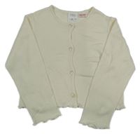 Smotanový prepínaci crop sveter ZARA