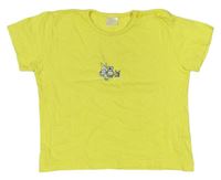 Žlté tričko so zvieratkami TCM