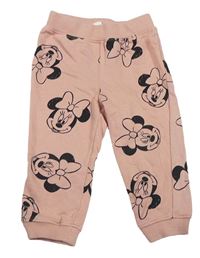 Starorůžové tepláky s Minnie H&M