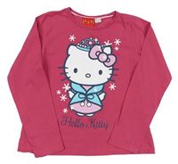 Tmavoružové tričko s Hello Kitty Sanrio