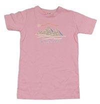 Ružové tričko s pyramidami