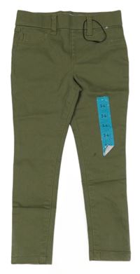 Nové - Khaki džegíny zn. Denim Co.