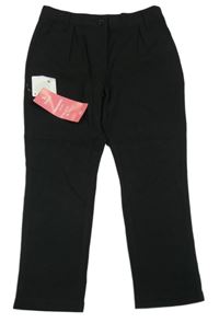 Nové - Černé teplákové kalhoty Tu