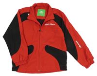 Červeno-čierna šušťáková športová bunda Erima