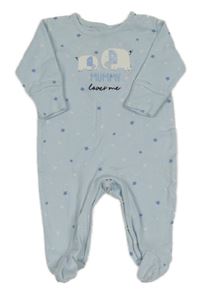 Světlemodrý overal se slony a hvězdami Matalan