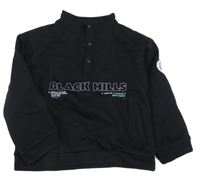 Čierna mikina s nápisom Kiabi