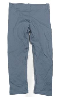 Modrošedé teplákové legíny H&M