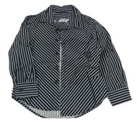 Černo-bílá pruhovaná košile Next
