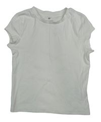 Biele crop tričko H&M