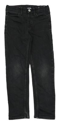 Černé slim fit rifle H&M