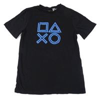 Čierne tričko s potiskem - PlayStation H&M