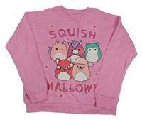 Růžová mikina se Squishmallows Nutmeg