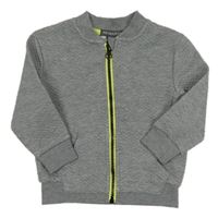 Sivá rebrovaná prepínaci mikina Primark