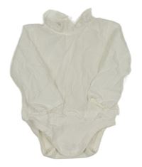 Biele ľahké body s volánikom Zara