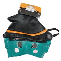 Kostým - zeleno-černá maska - skřítek tesco