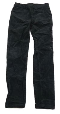 Čierne elastické manšestráky H&M