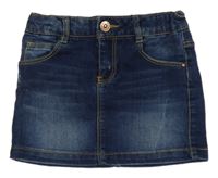 Tmavomodrá rifľová sukňa Zara