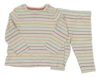 Bílo-barevné vzorované pyžamo F&F