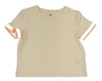 Smotanové crop tričko zn. H&M