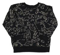 Čierna mikina s diny George