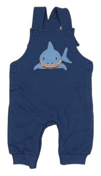 Tmavomodré laclové tepláky se žralokem Jojo Maman Bébé