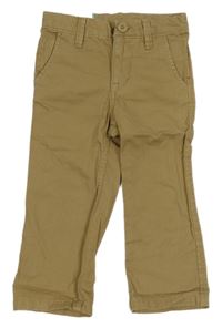 Nové - Béžové plátenné chino nohavice GAP