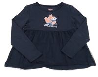 Tmavomodrá tunika s vtáčikom Lupilu