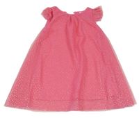 Ružové trblietavé tylové šaty Kiki&Koko