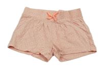 Svetloružové vzorované kraťasy F&F