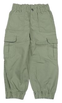 Zelené cargo cuff rifle Primark