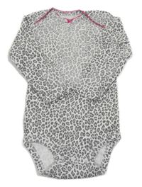 Bílo-šedé body s leopardím vzorem Carter's