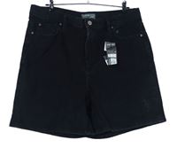 Dámské černé riflové volné kraťasy Primark 