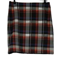 Dámská černo-modro-růžová kostkovaná sukně M&S