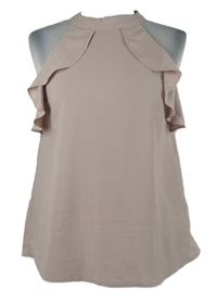 Dámsky staroružový top s volánikmi New Look