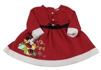 Červené šaty s Minnie Disney