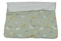 Khaki bavlnená deka s obrázkami M&S