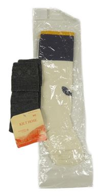 2x podkolenky šedé+ bílo-tmavomodré 