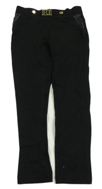 Čierne tregíny so sponou River Island