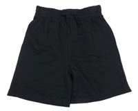 Čierne teplákové kraťasy Tu