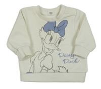 Biela mikina s Daisy PRIMARK