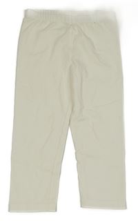 Biele capri legíny Topolino