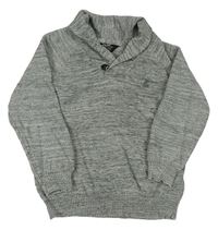 Sivý melírovaný sveter Primark