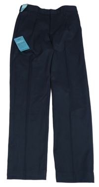 Nové - tmavomodré spoločenské nohavice Dunnes