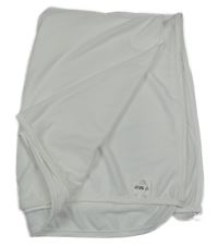 Biela rebrovaná deka