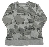 Sivá vzorovaná mikina Next